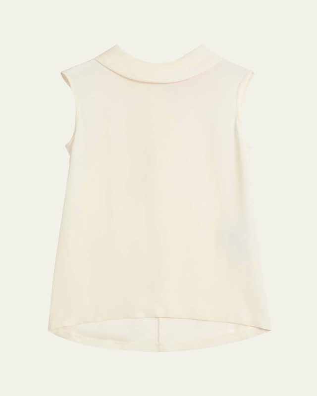 Rounded Funnel Neck Top